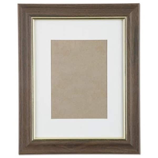 Muebles 8.5 x 11 in. Skilcraft Walnut Vinyl Certificate Photo Frame MU3205493 - main